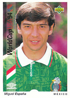 Miguel Espana Mexico Upper Deck World Cup 1994 Preview Eng/Ger #161